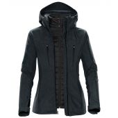 Stormtech Ladies Matrix System 3-in-1 Jacket - Charcoal Twill/Black Size XXL