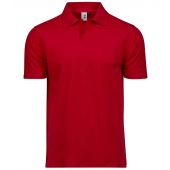 Tee Jays Power Organic Piqué Polo Shirt - Red Size 5XL