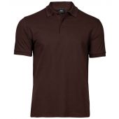 Tee Jays Luxury Stretch Piqué Polo Shirt - Chocolate Size 3XL