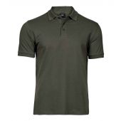Tee Jays Luxury Stretch Piqué Polo Shirt - Deep Green Size 3XL