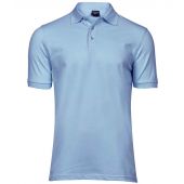 Tee Jays Luxury Stretch Piqué Polo Shirt - Light Blue Size 3XL