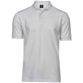 Tee Jays Luxury Stretch Piqué Polo Shirt - White Size 5XL