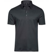 Tee Jays Pima Cotton Interlock Polo Shirt - Dark Grey Size 3XL