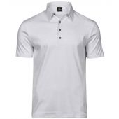 Tee Jays Pima Cotton Interlock Polo Shirt - White Size 3XL
