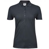 Tee Jays Ladies Luxury Stretch Polo Shirt - Dark Grey Size 3XL