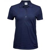 Tee Jays Ladies Luxury Stretch Polo Shirt - Denim Size 3XL
