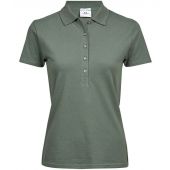 Tee Jays Ladies Luxury Stretch Polo Shirt - Leaf Green Size 3XL
