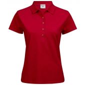 Tee Jays Ladies Luxury Stretch Polo Shirt - Red Size 3XL