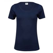 Tee Jays Ladies Stretch T-Shirt - Navy Size 3XL