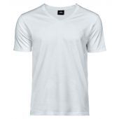 Tee Jays Luxury V Neck T-Shirt - White Size 3XL