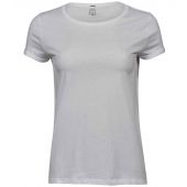 Tee Jays Ladies Roll-Up T-Shirt - White Size XXL