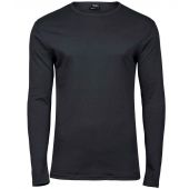 Tee Jays Long Sleeve Interlock T-Shirt - Dark Grey Size 3XL