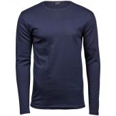 Tee Jays Long Sleeve Interlock T-Shirt - Navy Size 3XL
