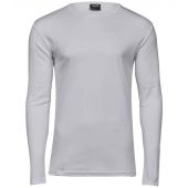 Tee Jays Long Sleeve Interlock T-Shirt - White Size 3XL