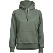 Tee Jays Ladies Raglan Hooded Sweatshirt - Leaf Green Size XXL