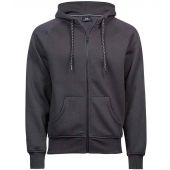Tee Jays Fashion Zip Hooded Sweatshirt - Dark Grey Size 3XL