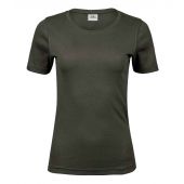Tee Jays Ladies Interlock T-Shirt - Deep Green Size 3XL