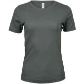 Tee Jays Ladies Interlock T-Shirt - Powder Grey Size S