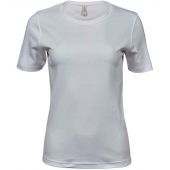 Tee Jays Ladies Interlock T-Shirt - White Size 3XL