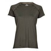 Tee Jays Ladies CoolDry™ T-Shirt - Deep Green Size XXL