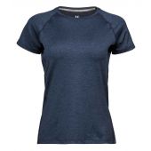Tee Jays Ladies CoolDry™ T-Shirt - Navy Melange Size XXL