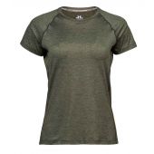 Tee Jays Ladies CoolDry™ T-Shirt - Olive Melange Size S
