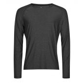 Tee Jays Long Sleeve CoolDry™ T-Shirt - Black Melange Size 3XL