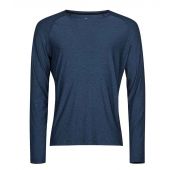 Tee Jays Long Sleeve CoolDry™ T-Shirt - Navy Melange Size 3XL