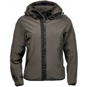 Tee Jays Ladies Urban Adventure Shell Jacket - Dark Olive Size 3XL