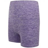 Tombo Ladies Seamless Shorts - Purple Marl Size L/XL