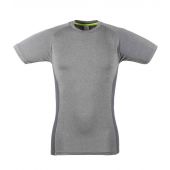 Tombo Slim Fit T-Shirt - Grey Marl/Grey Size XXL