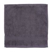 Towel City Luxury Face Cloth - Steel Grey Size ONE