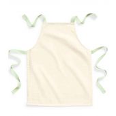 Westford Mill Fairtrade Kids Craft Apron - Natural/Pistachio Size ONE