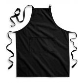 Westford Mill Fairtrade Adult Craft Apron - Black Size ONE