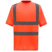 Yoko Hi-Vis Short Sleeve T-Shirt - Orange Size 6XL