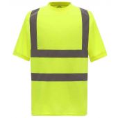 Yoko Hi-Vis Short Sleeve T-Shirt - Yellow Size 6XL