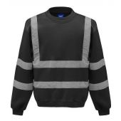 Yoko Hi-Vis Sweatshirt - Black Size 3XL