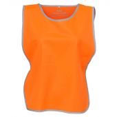 Yoko Hi-Vis Reflective Border Tabard - Orange Size L/XL