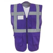 Yoko Executive Waistcoat - Purple Size 3XL