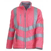 Yoko Hi-Vis Kensington Jacket - Pink Size 3XL