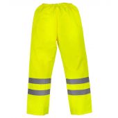 Yoko Hi-Vis Waterproof Overtrousers - Yellow Size 3XL