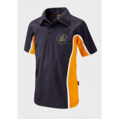 Adults Spirit Sports Contrast Polo c/w Embroidered with Dragon School Logo
