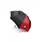 K12007 Black and Red Golf Umbrella c/w Printed MJFC Logo